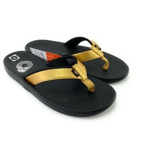 Nike Women's Bella Kai Thong Metallic Gold Sandals
